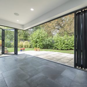 corner bifolds from inside