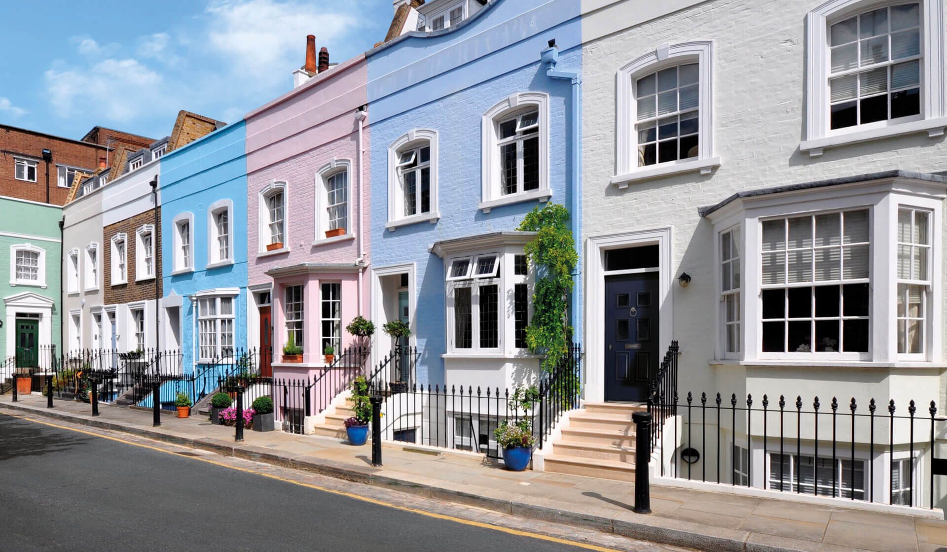 White Aluminium Designer Doors in Building