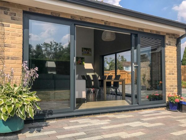 Black: Aluminium Patio Doors