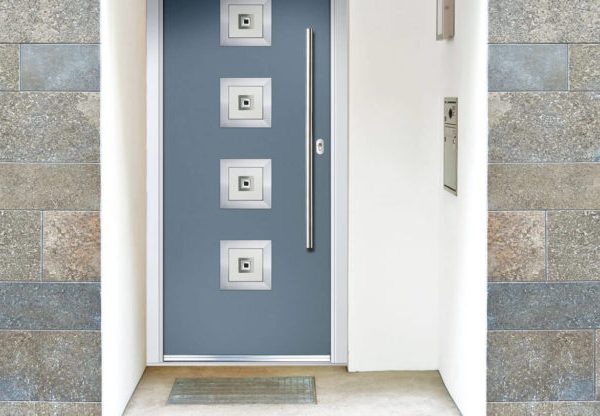 blue composite doors