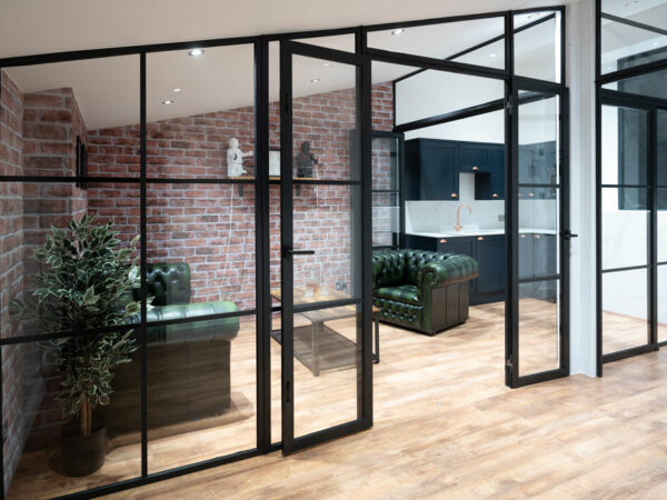 Black - Internal Aluminium Glazing
