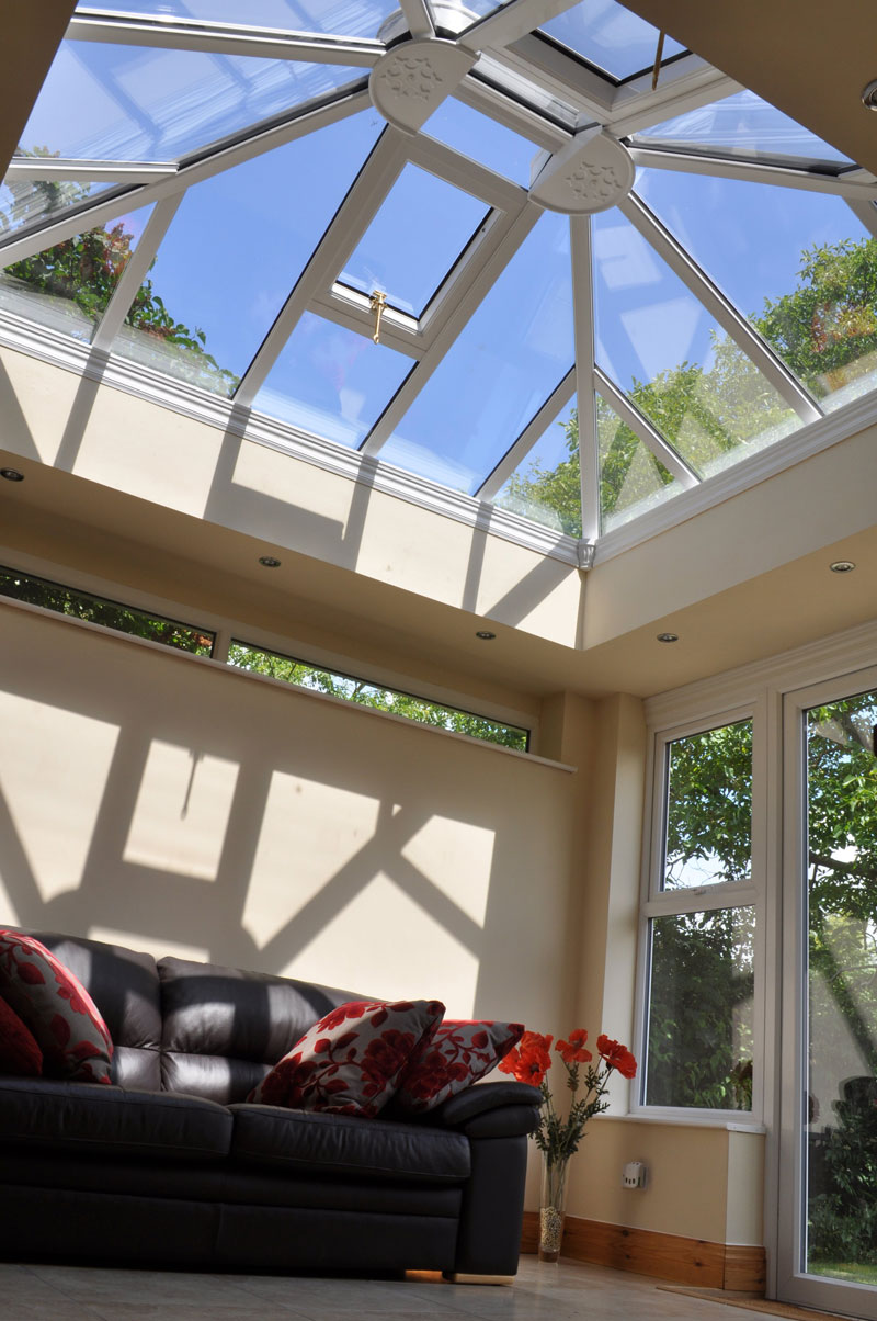 orangery with glazed roof