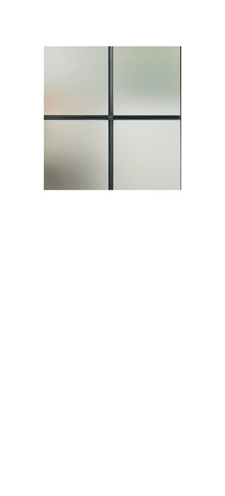 Composite Door Glass- Georgian Bar (Anth Grey)