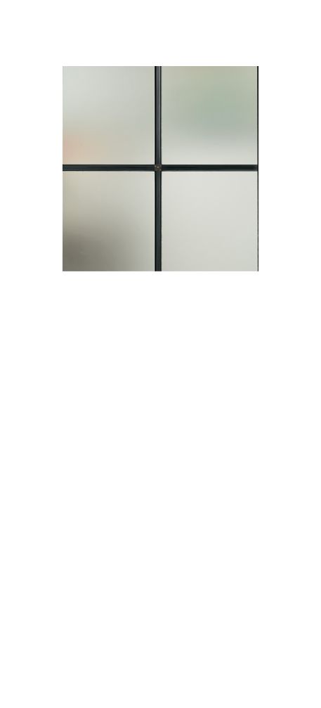 black glass for door with Georgian Bar