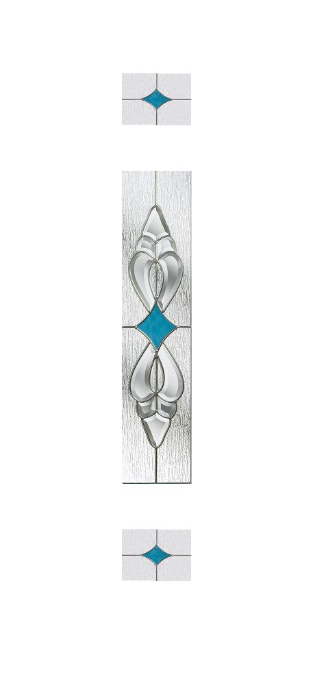 Thorncliffe Blue Glass for Door