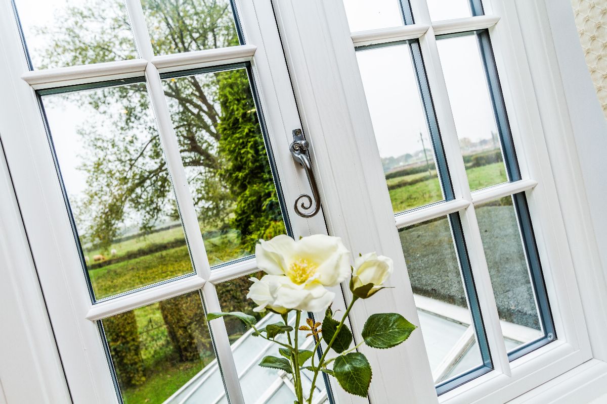 Georgian bar in the glass can create that cottage look for your windows.